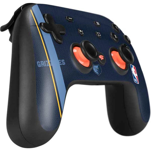 NBA Memphis Grizzlies Jersey Google Stadia Controller Skin